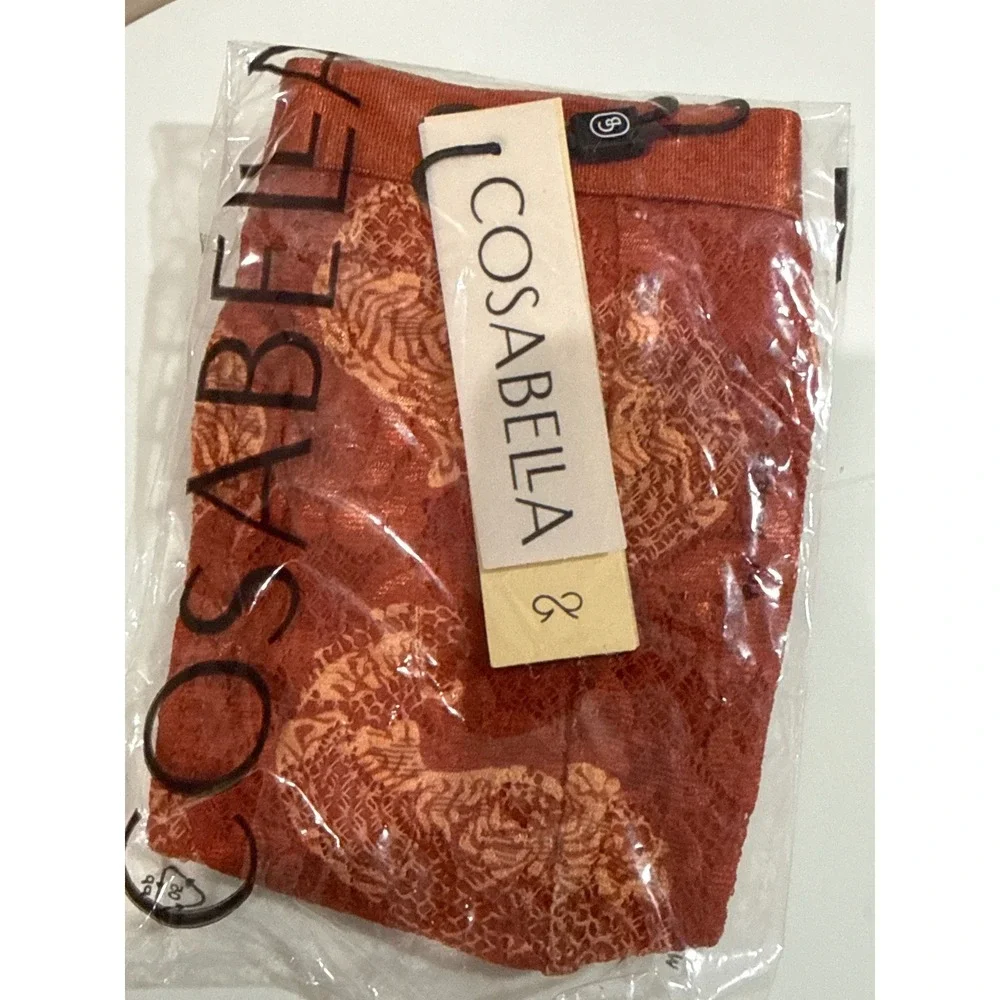 Cosabella‎ Never Say Never Italian Lace Men's Thong Sahara Tiger Size L